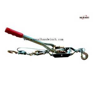 China Double Gears 2T Three Hooks Hand Cable Puller NW2T-D3 wholesale