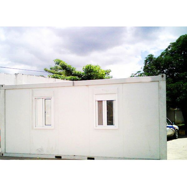 Yellow Colour Portable Container House Glass Wool With Single Side Aluminum Foil