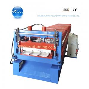China Profile Roof Sheet Roll Forming Machine Precision Roof Panel Roll Former 11KW on sale