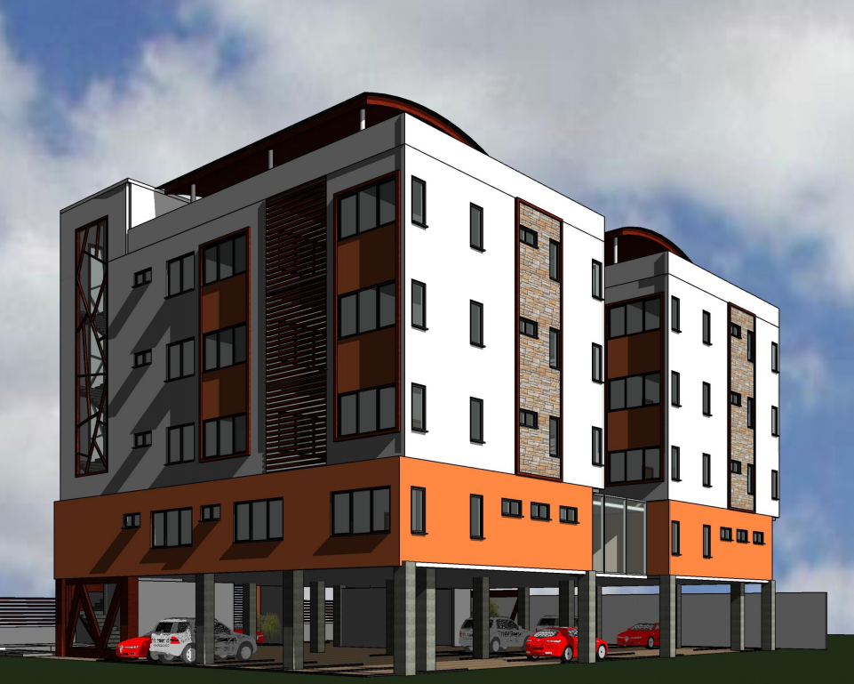 Prefabricated Multi Storey Steel Building for Office and Hotel