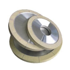 Superhard Vitrified Bond Diamond Centerless Grinding Wheel Good Dimension