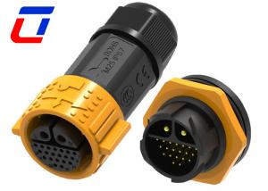 China 2 Pin Power Waterproof Cable Connector 20 Pin Outdoor Electrical Cable Connectors wholesale