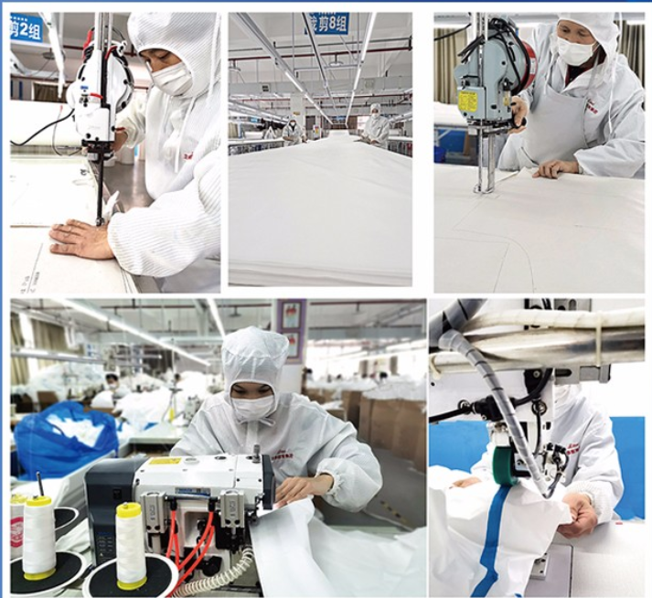 Non Woven Disposable Medical Isolation Gown In Stock For Medical