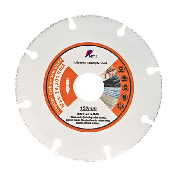 Woodworking 150mm Brazed Alloy Circular Saw Blade Brazed 1.2mm