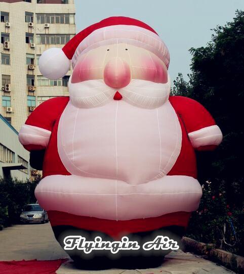 Quality 6m Height Giant Christmas Inflatable Santa Claus for Xmas Decoration for sale