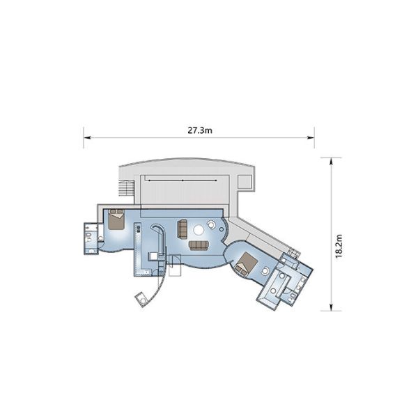 Customized Design Modern Style Building light Steel Structure Prefab luxury or low cost Villas With Kitchen