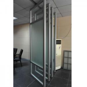 China Rectangle Glass Partition Wall  Easy Installation With High Transparency wholesale