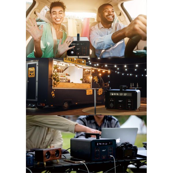 500W 1000W Portable Household Energy Storage System RV Power System