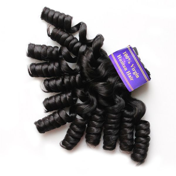 Grade 7A 8A Tangle Free Natural Color Virgin Peruvian Hair Weaving