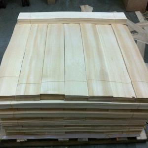 China Light Yellow Wood Flooring Veneer Natural , Hardwood Floor Veneer wholesale