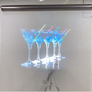 3D Holographic Projection System rear projection films / Glass transparent