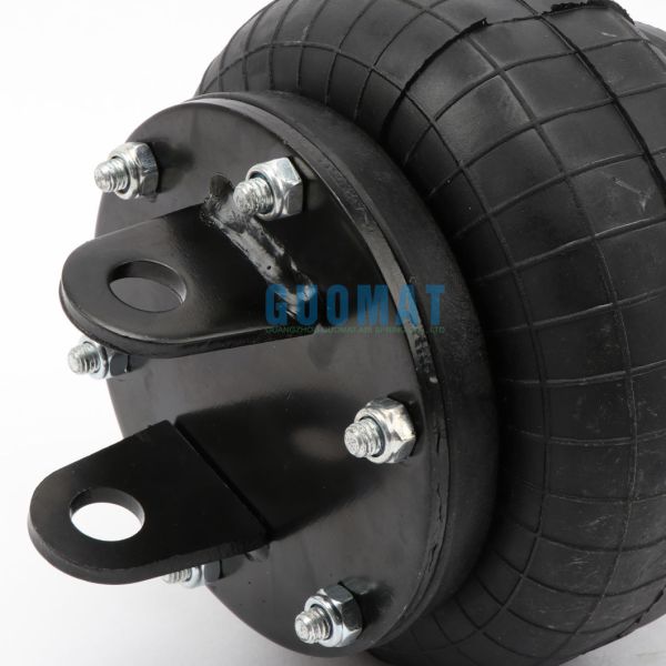 1b5081 Industrial Rubber Air Spring Gart Ari. 275 Bellows No. 1b5081 Two Vertical Iron Blocks on Plate