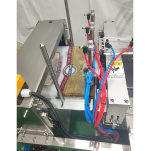 600W Automatic Mylar Bag Labeling Machine Applicator 5-310mm