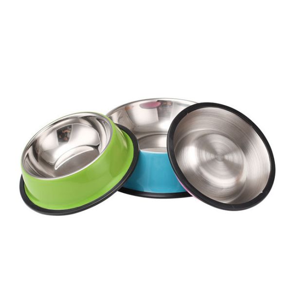 LOGO Printing 200ml Non Spill Dog Bowl 15.2cm Rubber Food Bowl