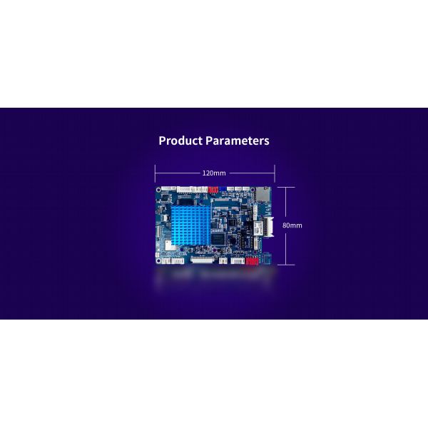 120mm x 80mm Smart Face Recognition Access Control Board with 128GB ROM + 4GB RAM