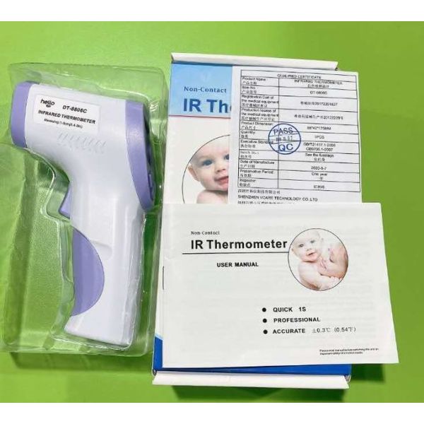 Non Contact Body Digital Infrared Forehead Thermometer IR Forehead Gun With CE Approved