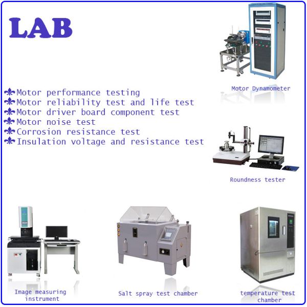 Noise-Free 24V Permanent Magnet DC Motor , 24 volt brushed dC motor For Ceiling Fan Light