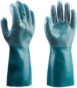 China 10 XL Nitrile Chemical Resistant Gloves For Chemical Handling Oil Processing Logistics wholesale