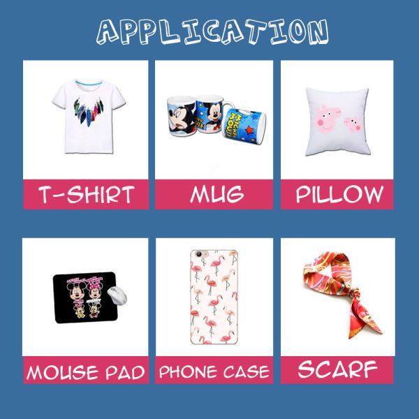 Heat Resistant A4 Sublimation Transfer Paper For T-Shirts