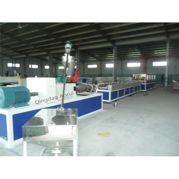 PVC Window and Door Profile Extrusion Line , WPC Door and Frames Profile Making Machine, Plastic Coner Extrusion