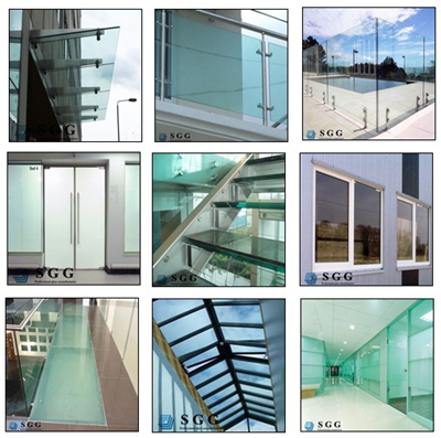 laminated safety glass for construction
