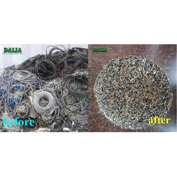 Copper Separator Machine Automatic Cable Granulator Machine LDW-400