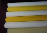 Plain Weave Screen Printing Mesh Material Silk Screen Mesh Roll White / Yellow