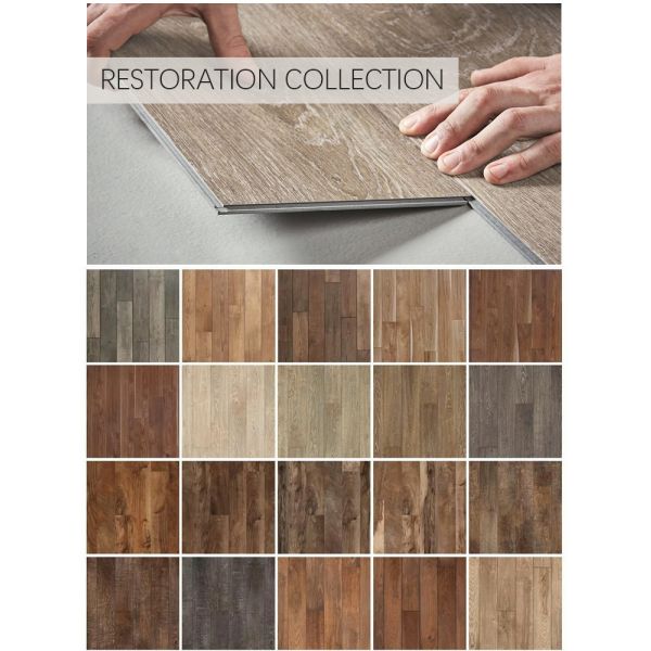 Wholesale Wear Resistant Luxury Vinyl Flooring LVT LVP SPC WPC Click 5mm Waterproof Rigid Core SPC Tile Flooring