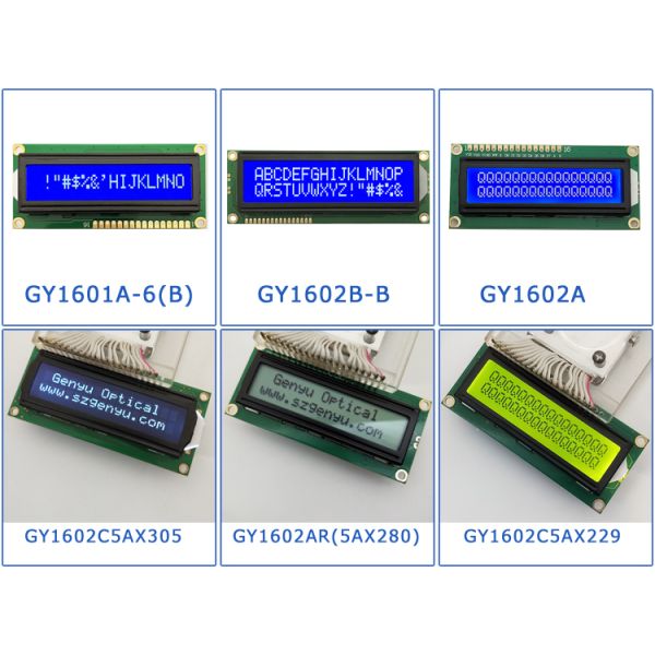Voltage Supply 5V STN Blue Yellow-Green LCD Screen Module I2C/IIC 4pin PCB 2004 LCD Screen 16x2 Character LCD Display 20x4