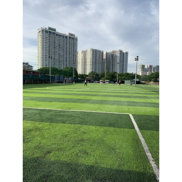 40mm Soccer Grass Football Turf Infill Or Non Infilled Football Artificial Grass
