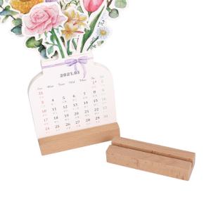 Wood Base Wooden Menu Holder Table Card Holder Postcard Photo Picture Display Stand for Desk Home Party Office Decoration