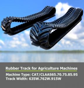 China Rubber Tracks For John Deere Tractors 8000T TF30  X P2 X 42JD With Reinforced Drive Lug Allowing High Speed wholesale