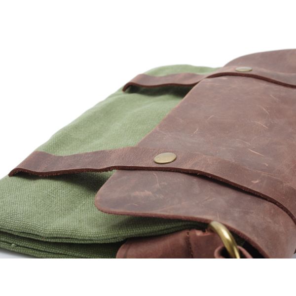 Vintage Style Leather and Canvas Bags Satchels Mens Canvas Bags