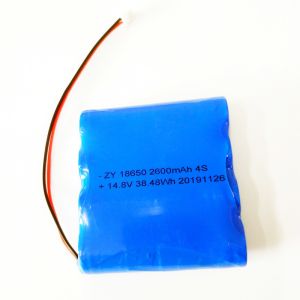 China 1000 Times 14.8V 2600mAh 18650 Lithium Battery Pack on sale