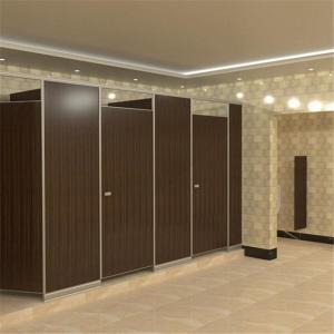 China Fireproof Hpl Bathroom Partitions , T20mm Hpl Toilet Cubicles For Park wholesale