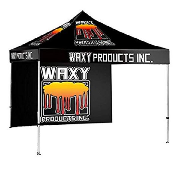 Convenient Folding Canopy Tent CMYK Heat Transfer Printing Easy To Transport