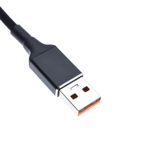 65W Laptop USB Male Cable DC 20V 2.25A 3.25A 5.5x2.5mm For Computer
