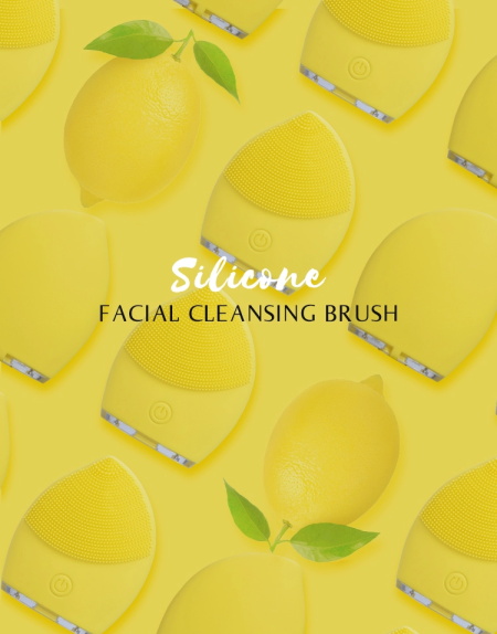 Waterproof Silicone Facial Cleansing Brush Spin Scrubber 12 Months Warranty