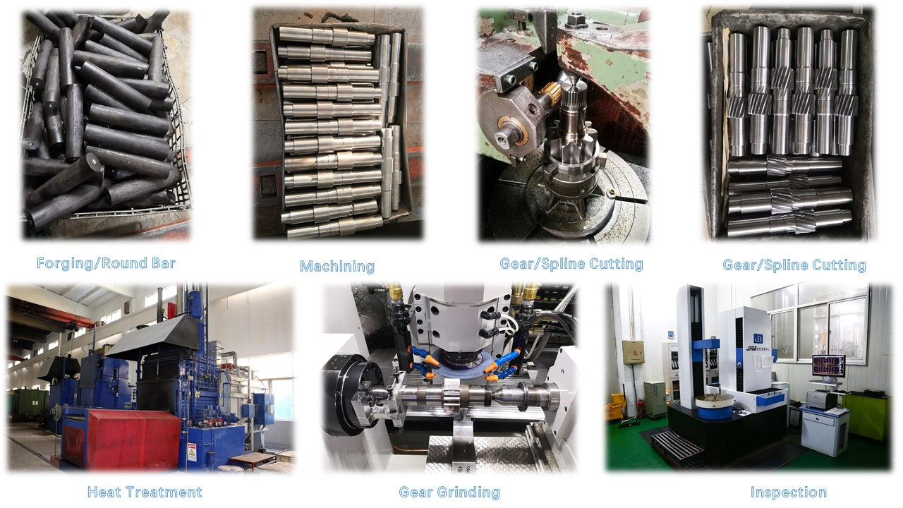 Standardised Grinding Transmission Gear Shaft with Teeth Grinding for Precision Machined Componets 1
