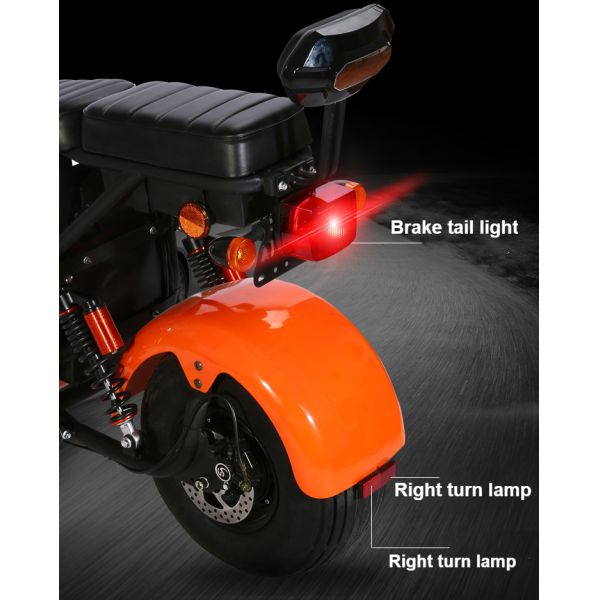 Eec Coc European Electric Scooter 120kg Long Range City Coco Fat Tire Scooter