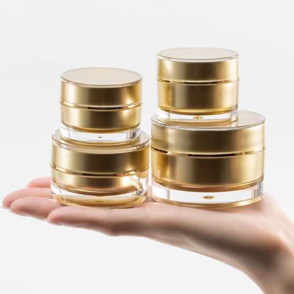ABS AS Plastic Jar Set Biodegradable Cosmetic Jars 5g 15g 20g
