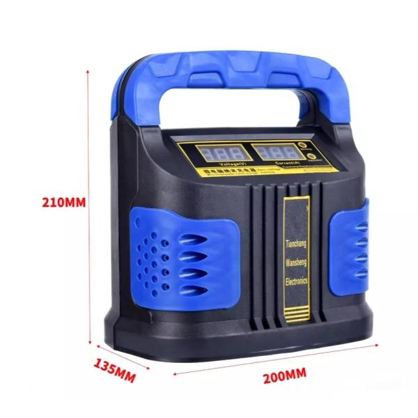 AUTO Plus Adjust LCD 12V 24V Car Booster Battery Charger 350W 14A