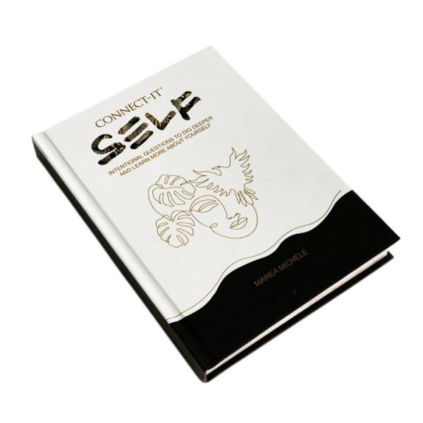 2.5MM Chipboard Journal Book Printing 220 Pages Interior Logo Foiled Finishing