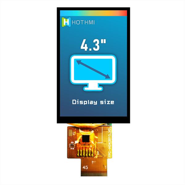 4.3 inch Capacitive Touch TFT LCD Display with ST7701 Controller