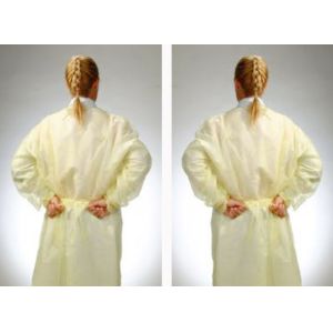 Buy cheap Non - Irritating Non Woven Isolation Gown CPE / PE Material Water Resistant from wholesalers