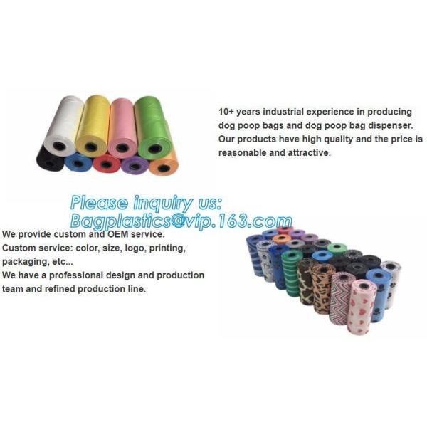 Pet product house shape dog waste bags with dispenser and leash clip, Pet Waste Bag Removal Disposal Heavy Duty Earth Fr