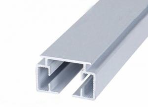 China Curtain Rail Fitting Extruded Aluminum Profiles Curtain Track 6063 Material on sale