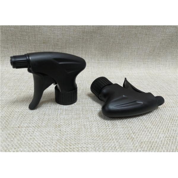 Pure Black Plastic Trigger Sprayer Customized Tube Length 316SS Spring