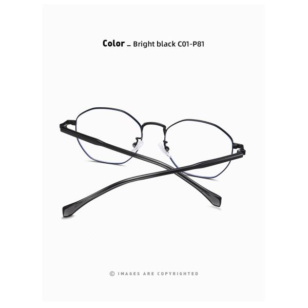 145 Millimeter Acetate Metal Glasses Frame Computer Blue Light Blocking