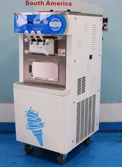 Frozen Yogurt machine Soft Ice Cream Machine adopt by Chill,Yogurberry.OceanPower OP138C Floor Standing.Very Reliable.